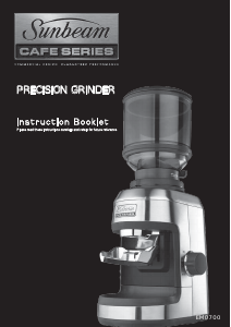 Bruksanvisning Sunbeam EM0700 Kaffekvarn