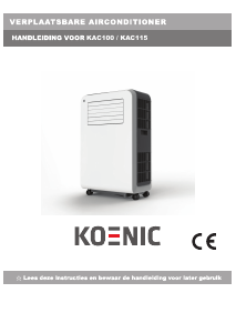 Handleiding Koenic KAC 100 Airconditioner