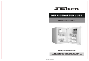 Mode d’emploi Jeken DF1-06-1 Réfrigérateur