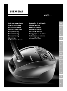 Manual de uso Siemens VSZ32410 Aspirador