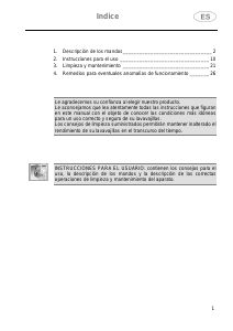Manual de uso Smeg LSA4511BIN Lavavajillas
