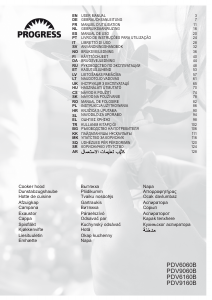 Руководство Progress PDV6160B Кухонная вытяжка