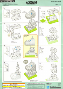 Bruksanvisning Nanoblock set MOM-043 Moomin Mumintroll