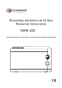 Manual de uso Schneider SMW 205 Microondas