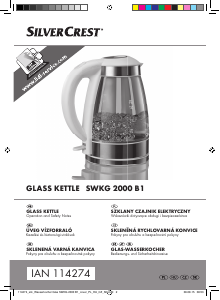 Manual SilverCrest SWKG 2000 B1 Kettle