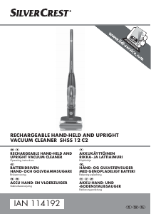 Bedienungsanleitung SilverCrest IAN 114192 Staubsauger