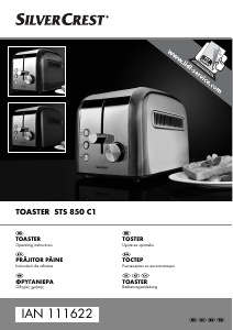Manual SilverCrest STS 850 C1 Toaster