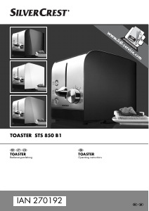 Manual SilverCrest IAN 270192 Toaster