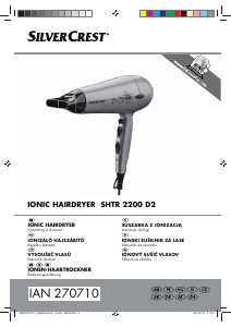 Manual SilverCrest IAN 270710 Hair Dryer