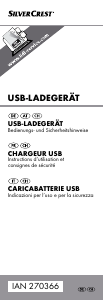 Mode d’emploi SilverCrest IAN 270366 Chargeur de voiture