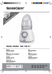 Manual SilverCrest SGS 100 A1 Facial Sauna