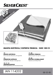 Manual SilverCrest IAN 114202 Electric Blanket