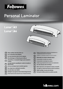 Priručnik Fellowes Lunar A3 Laminator