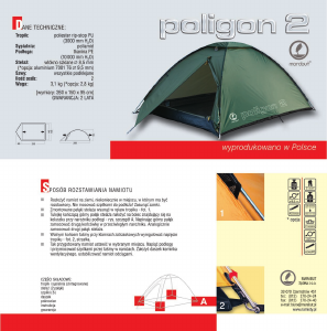 Instrukcja Marabut Poligon 2 Namiot