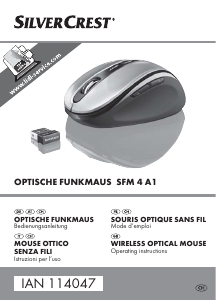 Mode d’emploi SilverCrest IAN 114047 Souris