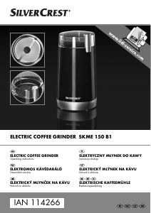 Instrukcja SilverCrest SKME 150 B1 Młynek do kawy