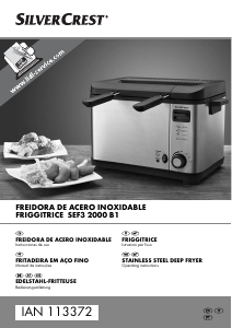 Manual de uso SilverCrest SEF3 2000 B1 Freidora