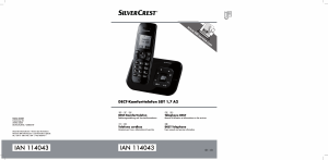 Manual SilverCrest SDT 1.7 A2 Wireless Phone