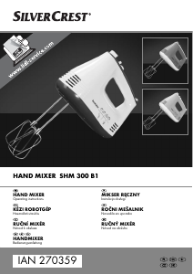 Bedienungsanleitung SilverCrest IAN 270359 Handmixer