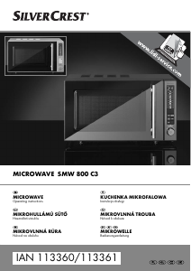 Instrukcja SilverCrest SMW 800 C3 Kuchenka mikrofalowa