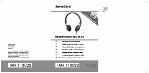 Manual SilverCrest SKL 36 B1 Headphone