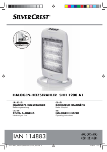 Manual SilverCrest SHH 1200 A1 Heater