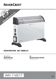 Manual SilverCrest IAN 114217 Heater