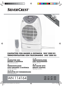 Manuale SilverCrest SHLF 2000 B2 Termoventilatore