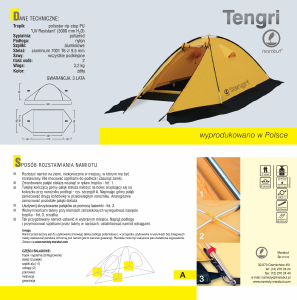Instrukcja Marabut Tengri Namiot