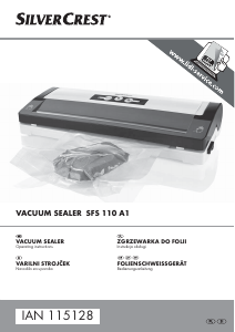 Manual SilverCrest IAN 115128 Vacuum Sealer