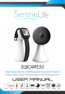 Manual SereneLife SLBCAM550 Baby Monitor