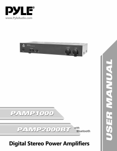 Handleiding Pyle PAMP1000 Versterker