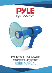 Manual Pyle PMP67WLTB Megaphone