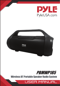 Manual Pyle PBMWP185 Speaker