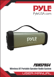 Manual Pyle PBMSPRG4 Speaker