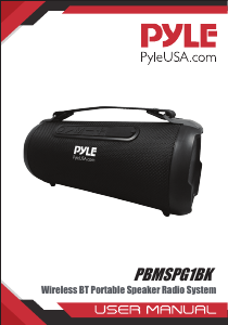 Manual Pyle PBMSPG1BK Speaker