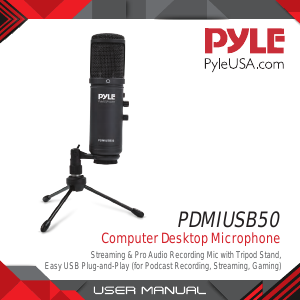 Handleiding Pyle PDMIUSB50 Microfoon