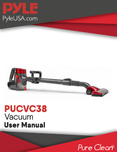 Manual Pyle PUCVC38 Vacuum Cleaner