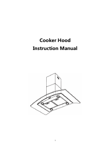 Manual Candy CGI96NX Cooker Hood