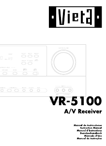 Manual de uso Vieta VR-5100 Receptor