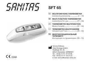 Handleiding Sanitas SFT 65 Thermometer