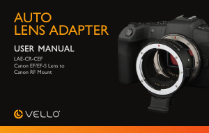 Manual Vello LAE-CR-CEF Lens Adapter