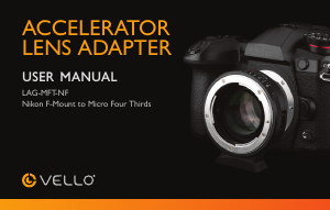 Manual Vello LAG-MFT-NF Lens Adapter