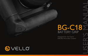 Handleiding Vello BG-C18 Battery grip