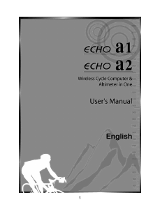 Handleiding Echowell a2 Fietscomputer