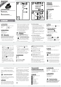 Manual SilverCrest IAN 116121 Luggage Scale