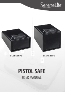Manual SereneLife SLSFE26PS Safe