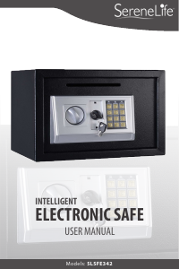 Manual SereneLife SLSFE342 Safe