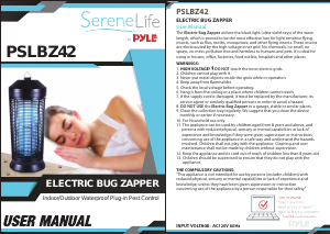 Handleiding SereneLife PSLBZ42 Ongedierteverjager