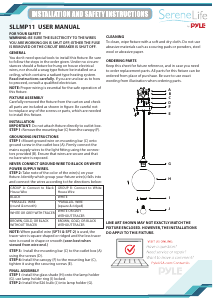 Handleiding SereneLife SLLMP11 Lamp